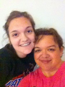 After a Zumba class with my niece...here comes bad ass Aunt Mandy!